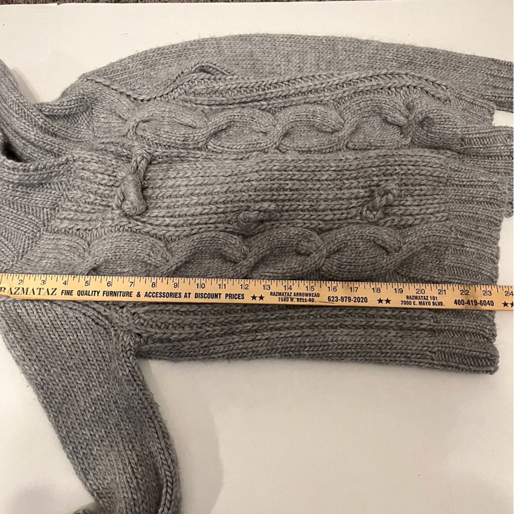 Gap Grey Chunky Long Sleeve Sweater Coat Size XSmall. - Picture 5 of 10